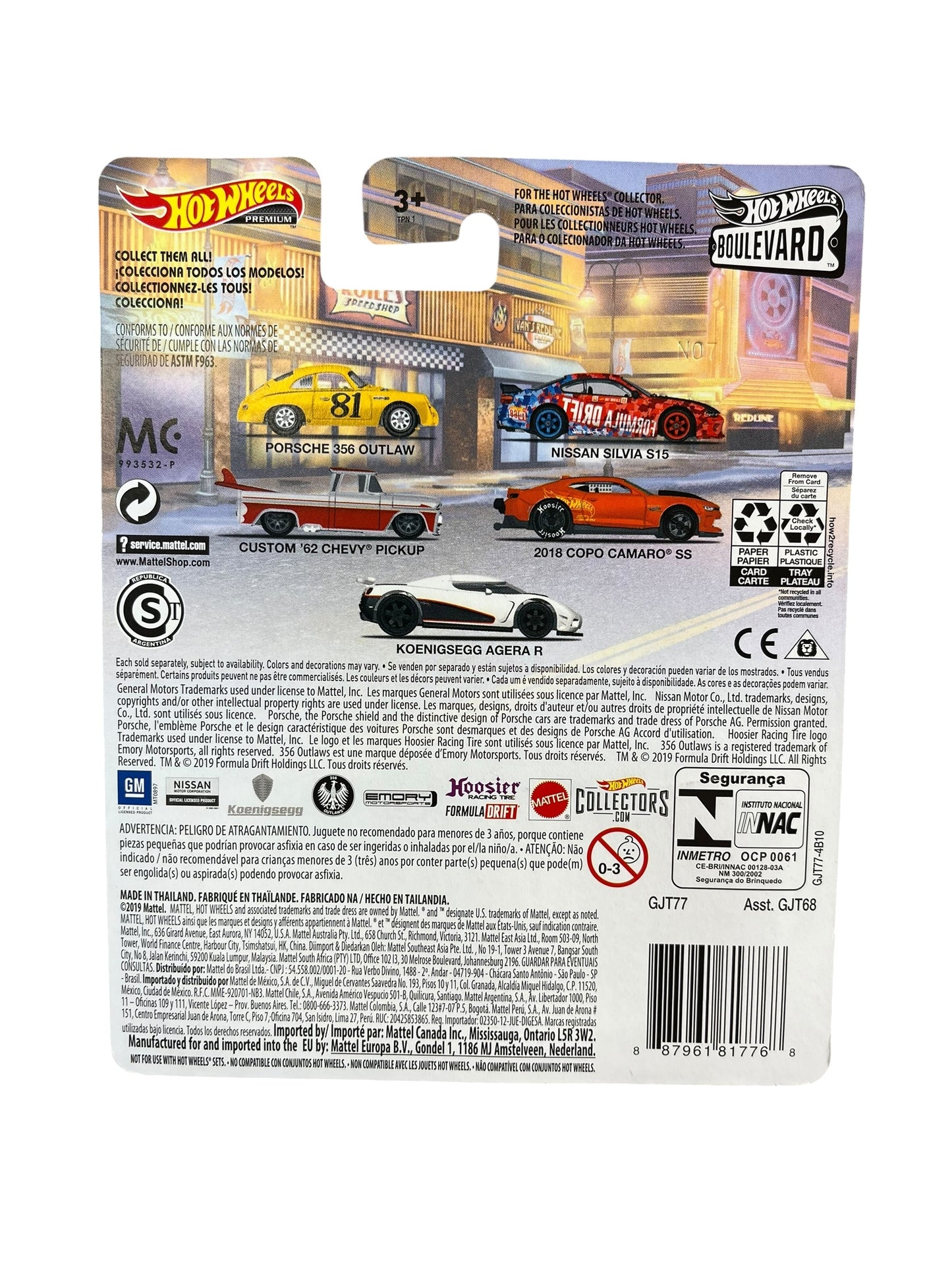 Hot Wheels Boulevard Premium #6-#10 2019 Set Of 5 Diecast