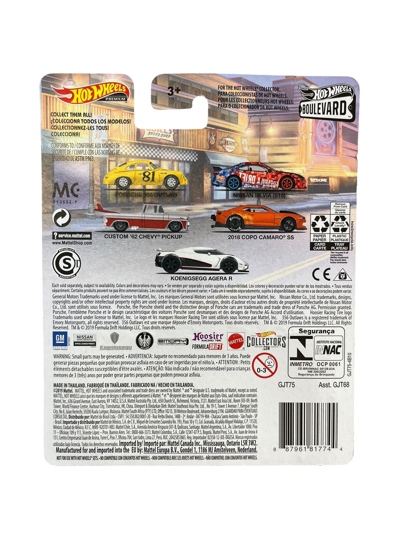 Hot Wheels Boulevard Premium #6-#10 2019 Set Of 5 Diecast