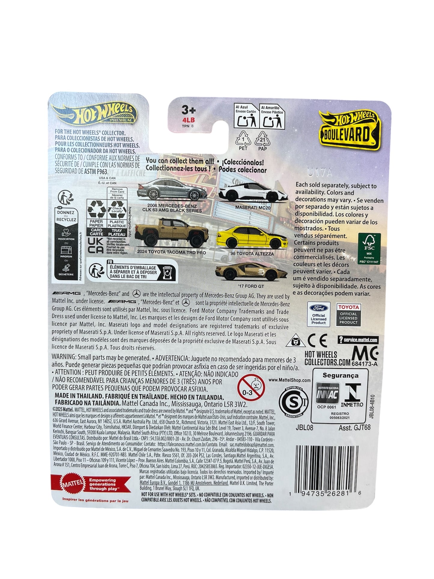Hot Wheels 2024 Toyota Tacoma TRD Pro #128 Premium HW Boulevard