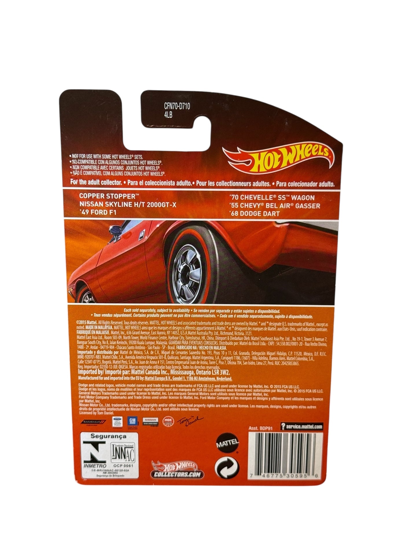 Hot Wheels Redline 55 Chevy Bel air Gasser