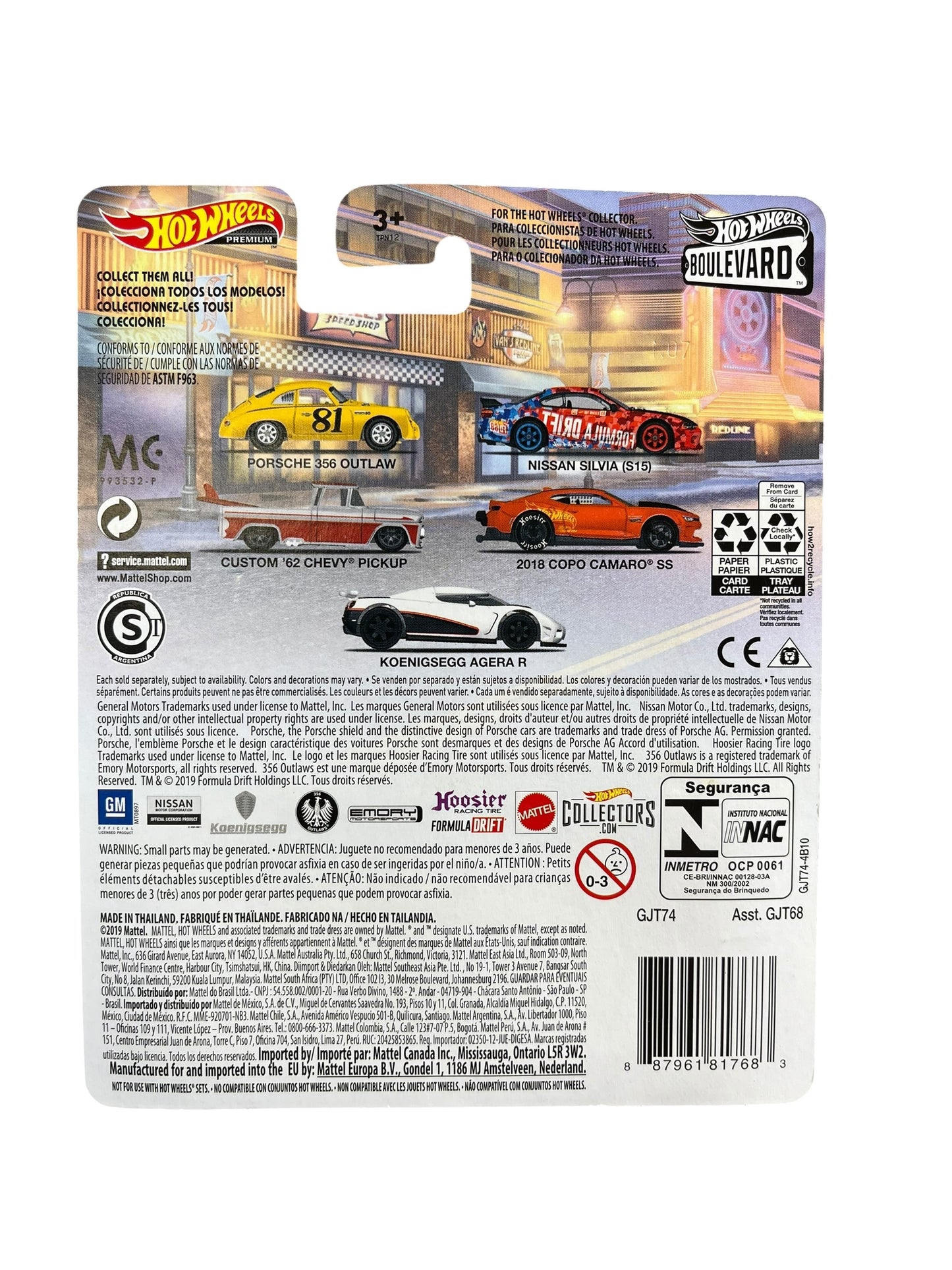 Hot Wheels Boulevard Premium #6-#10 2019 Set Of 5 Diecast