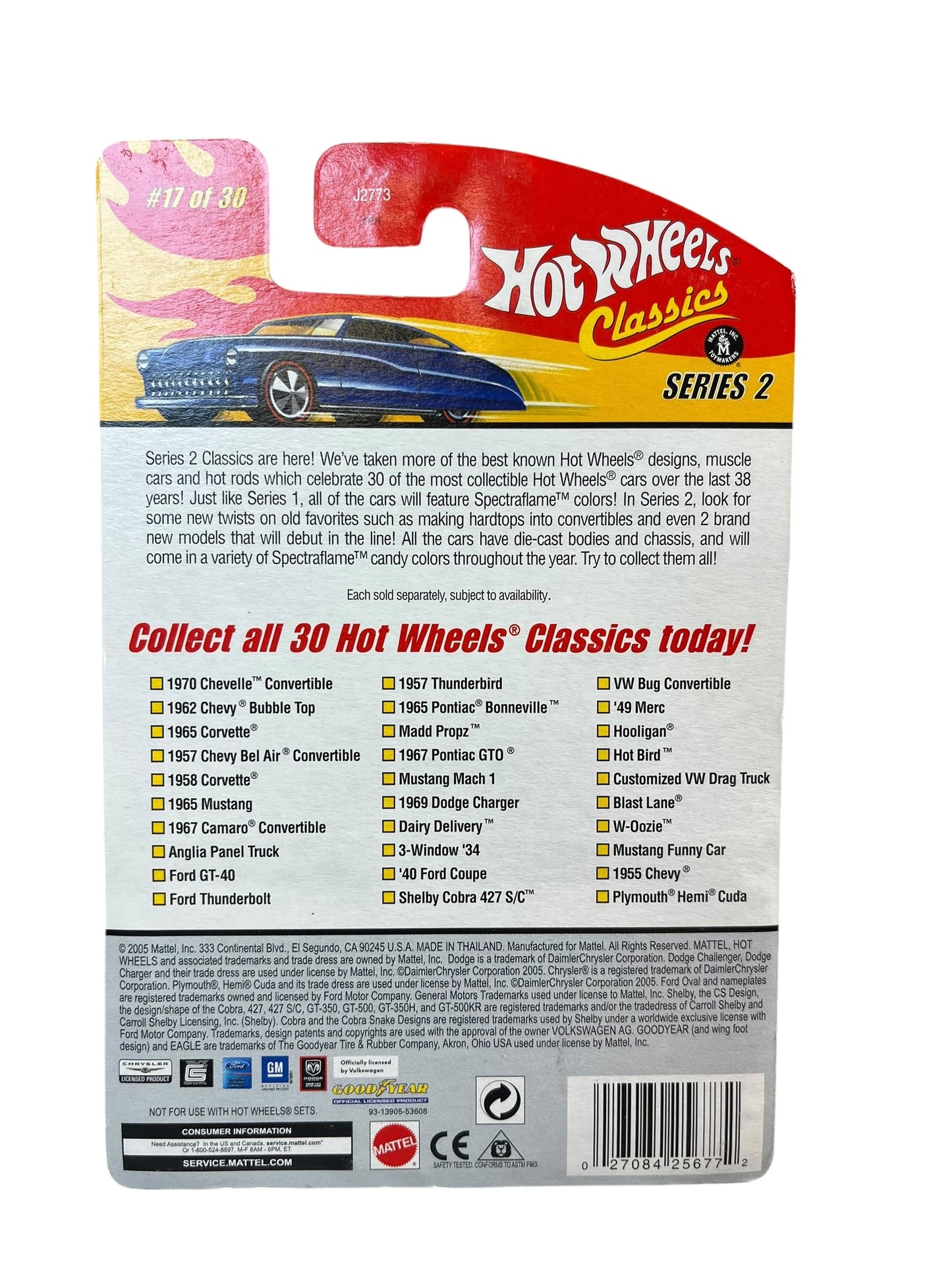 Hot Wheels Classics 2006 Series 2 #17 Dairy Delivery Light Blue