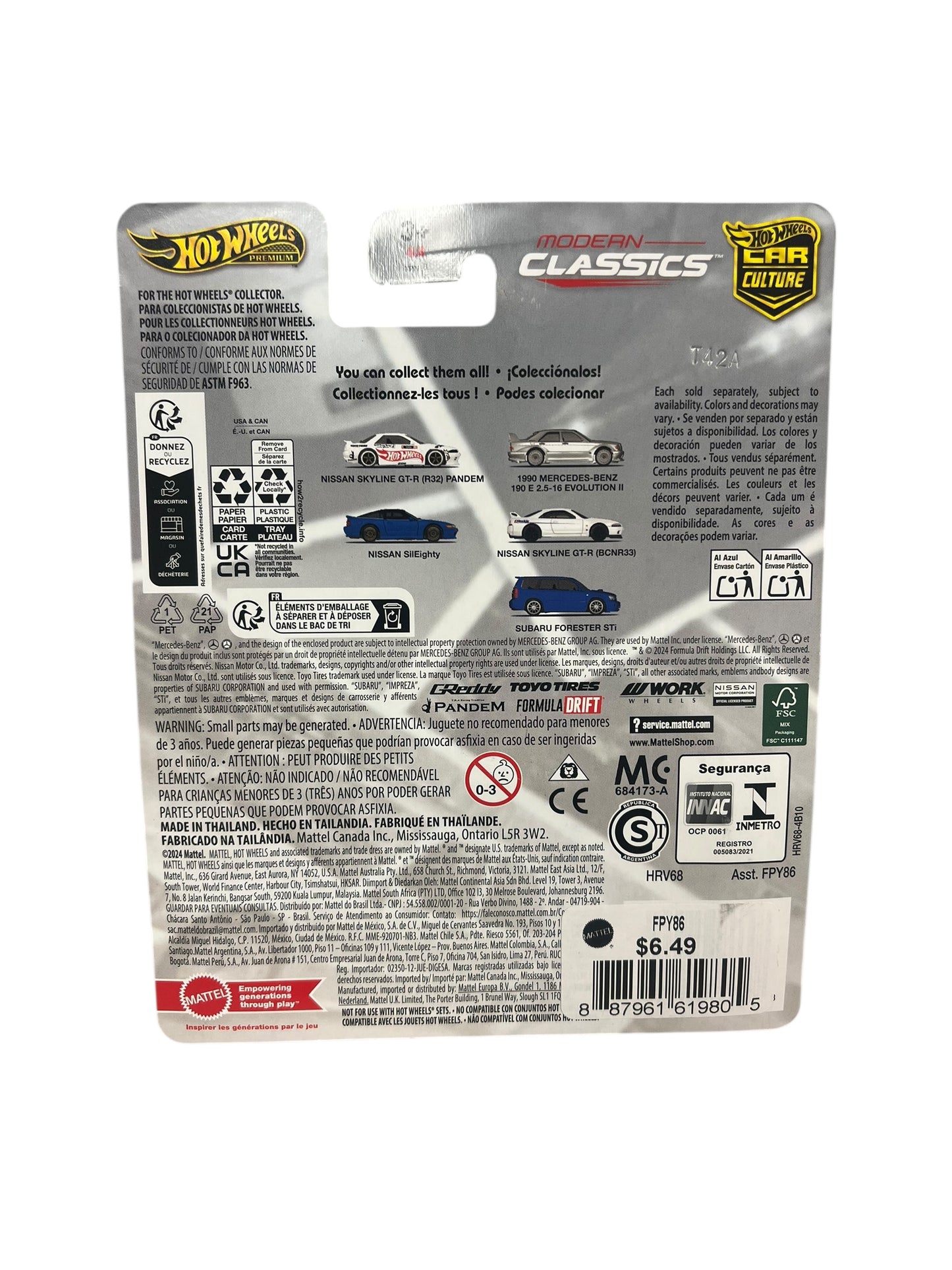 Hot Wheels Premium Modern Classics Nissan Skyline GT-R (R32) Pandem