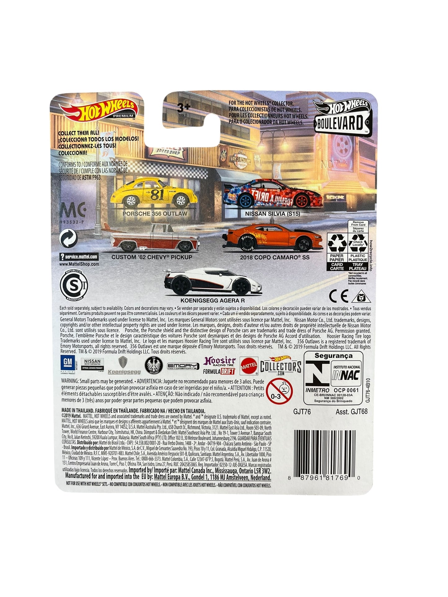 Hot Wheels Boulevard Premium #6-#10 2019 Set Of 5 Diecast