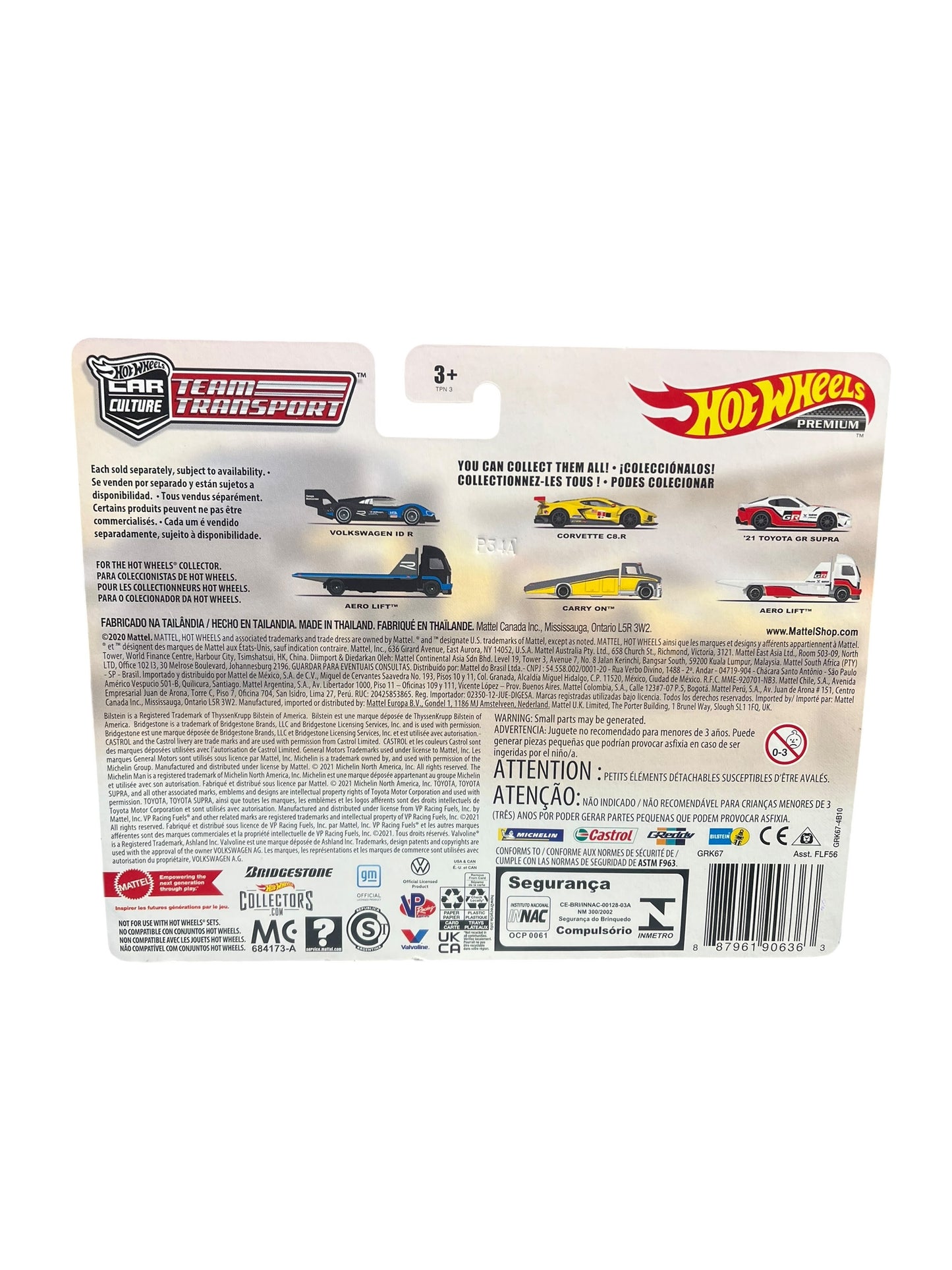 Hot Wheels Team Transport Corvette C8.R & Carry On Truck #36