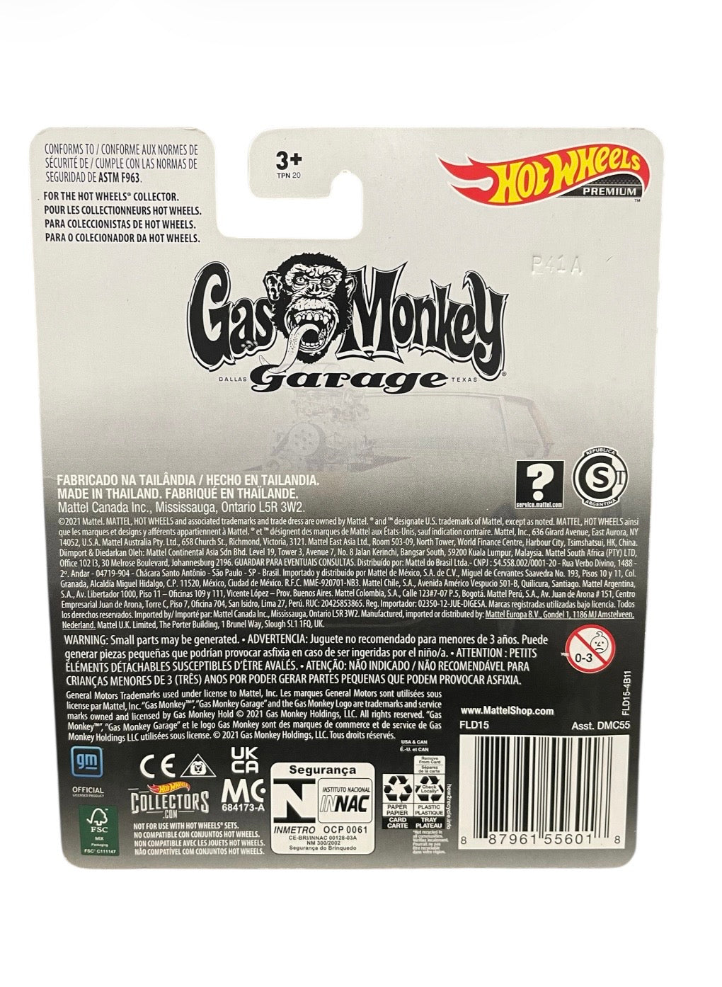 2021 Hot Wheels Premium 68 Corvette Gas Monkey Garage Gold Real Riders