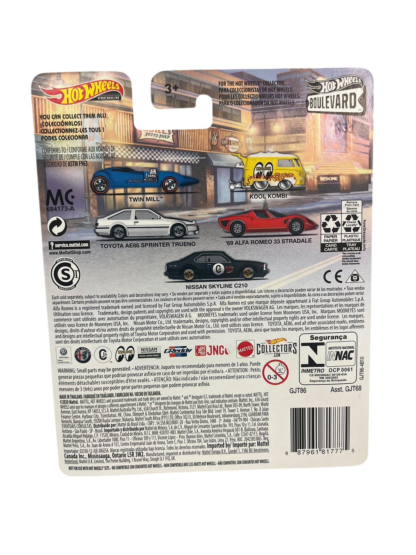 Hot Wheels Boulevard - Kool Kombi Mooneyes - Premium #17 - Volkswagen