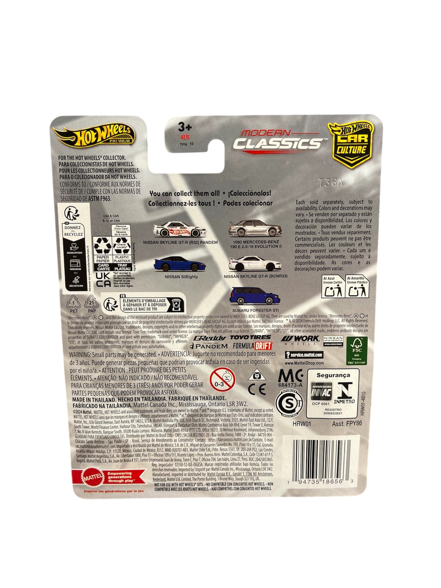 Hot Wheels Premium Modern Classics Nissan Skyline GT-R R32 Pandem Chase 0/5
