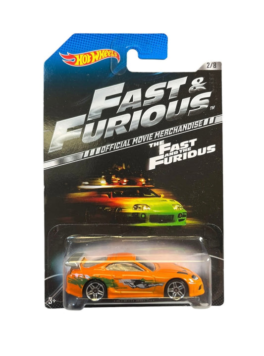 2016 Hot Wheels Fast & Furious Orange '94 TOYOTA SUPRA The Fast And The Furious