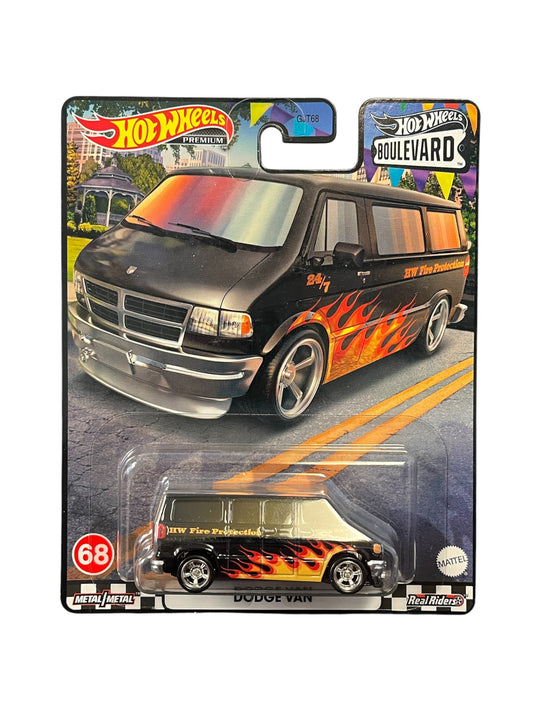 HOT WHEELS PREMIUM 2020 BOULEVARD #68 DODGE VAN