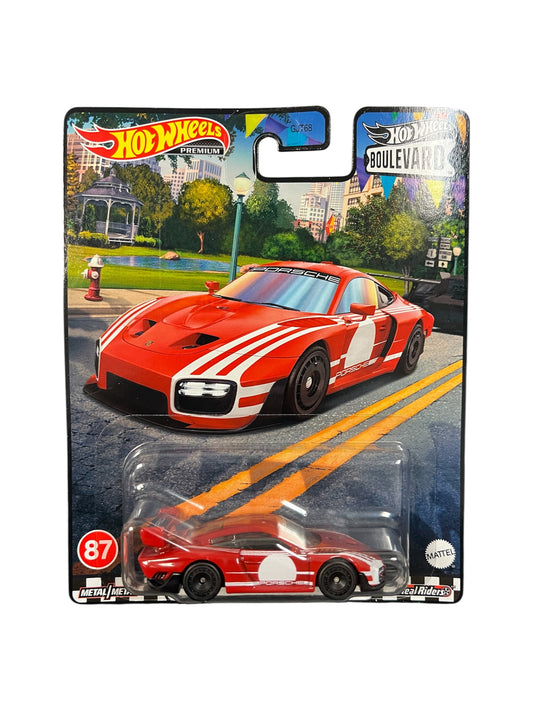 Hot Wheels Premium Boulevard # 87 Porsche 935 Red 2022 Real Riders Mattel