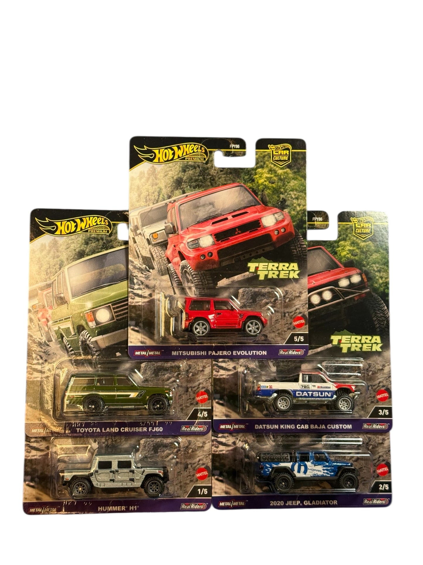 Hot Wheels Premium 2024 Terra Trek FULL SET 5/5