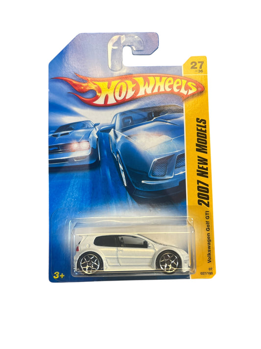 Hot Wheels 2007 New Models 27 of 36 Volkswagen Golf GTI 027/180 White