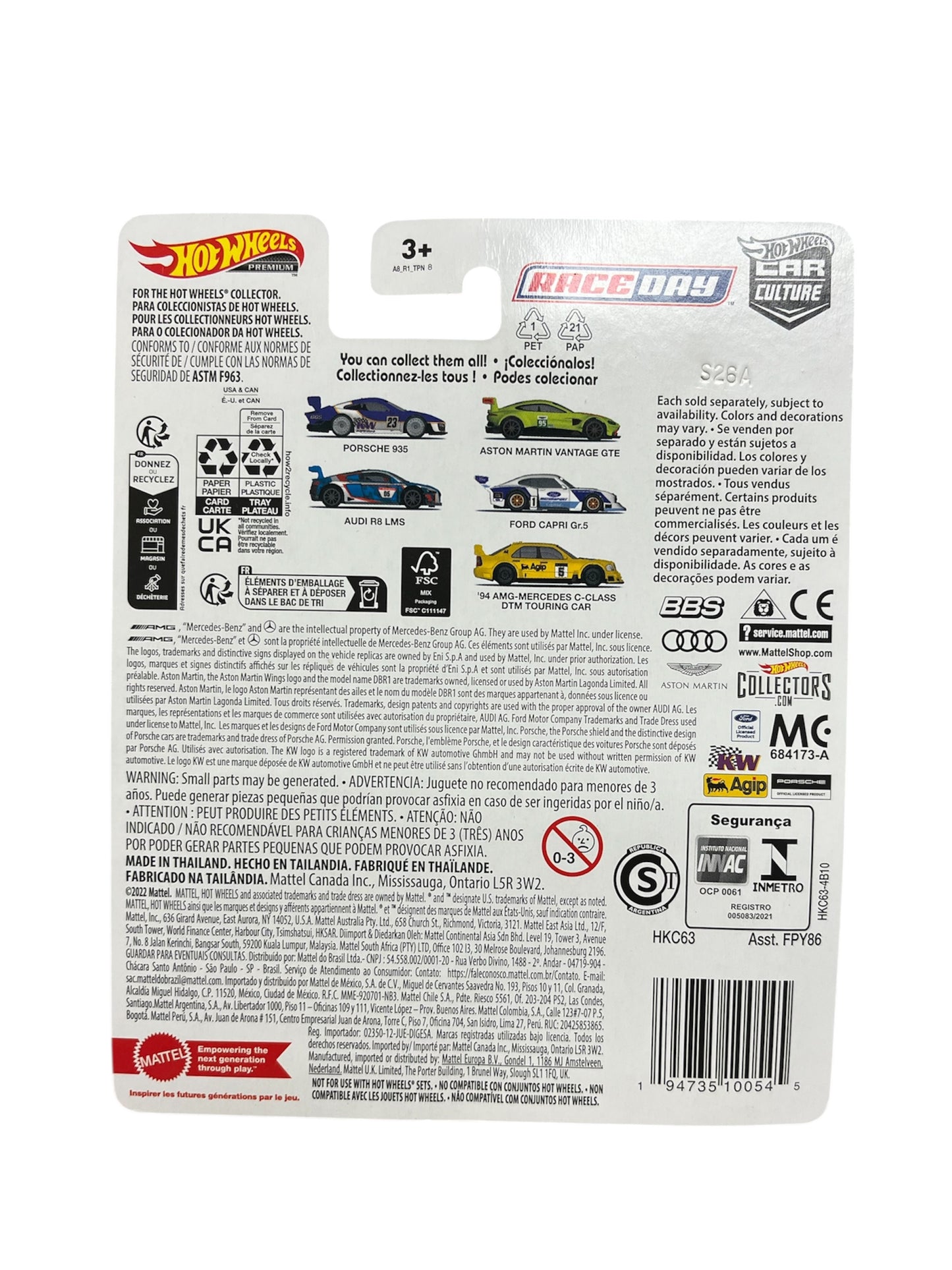Hot Wheels Premium Raceday 0/5 Porsche 935 Chase Car