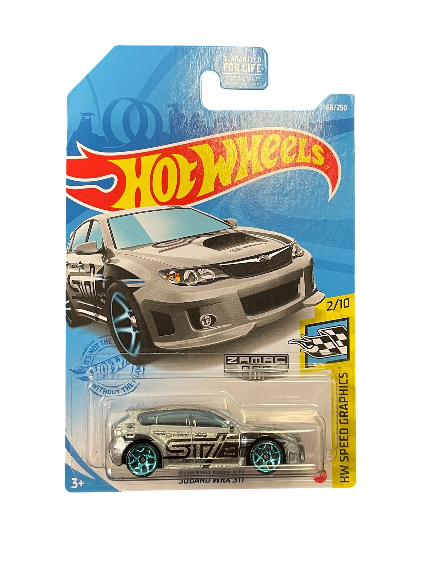 Hot Wheels SUBARU WRX STI, Zamac 2021 ,  HW SPEED GRAPHICS  2/10