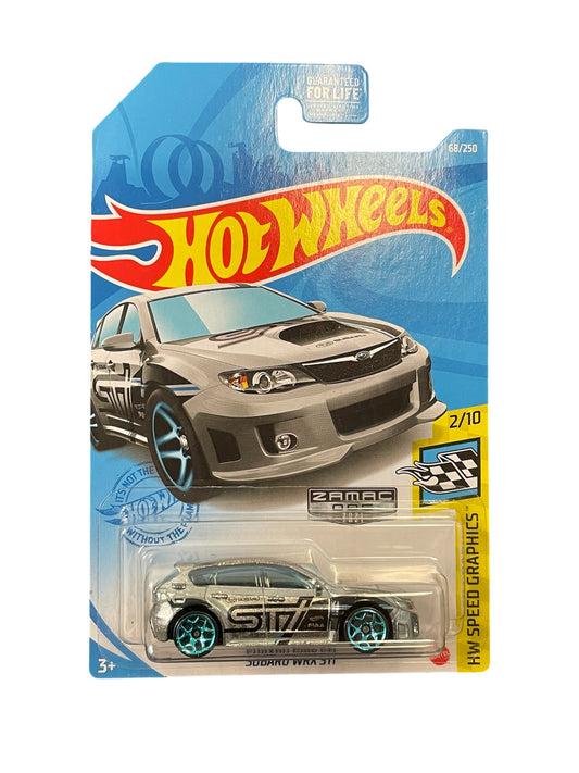 Hot Wheels SUBARU WRX STI, Zamac 2021 ,  HW SPEED GRAPHICS  2/10