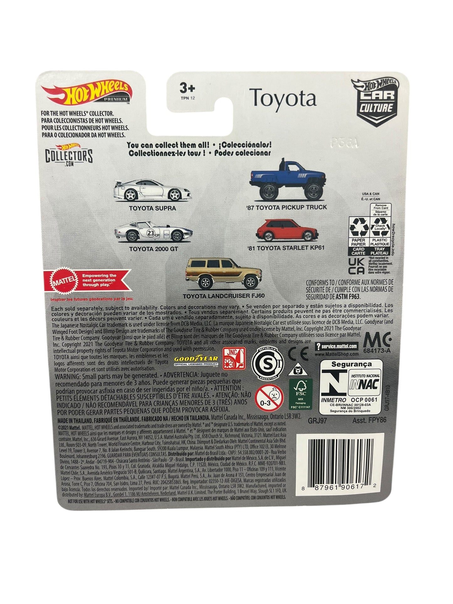 2021 Hot Wheels Premium 87 TOYOTA PICKUP TRUCK Car Culture Real Riders