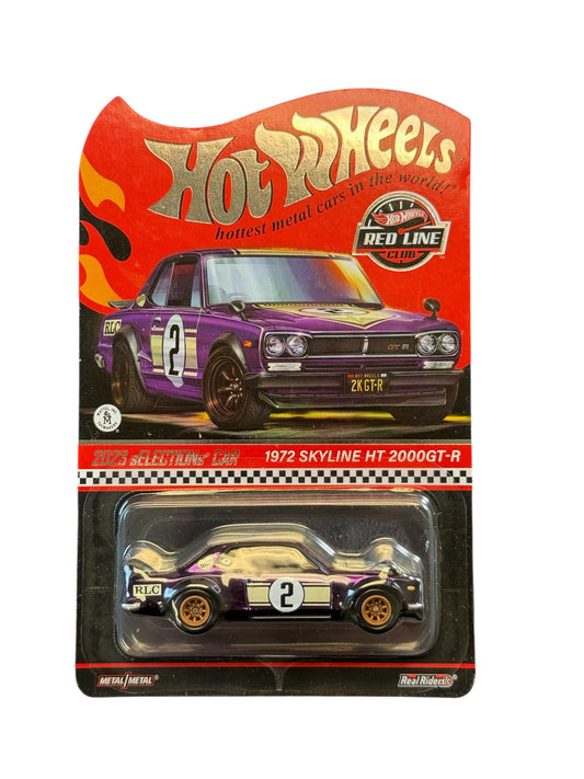 Hot Wheels 2023 RLC 1972 Skyline HT 2000GT-R (PURPLE)