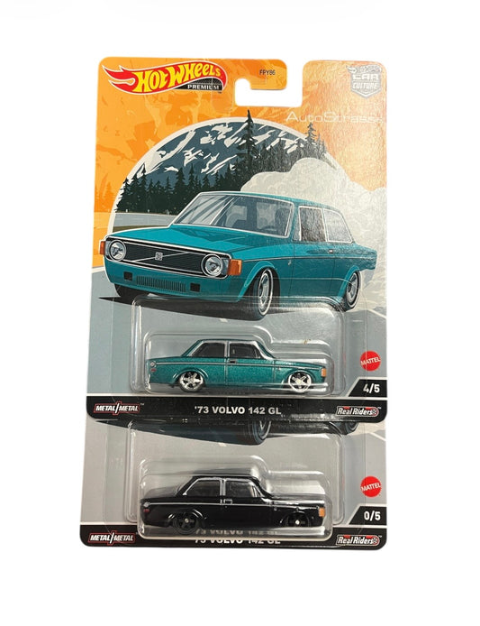 2022 Hot Wheels  73 VOLVO 142 GL Auto Strasse 0/5 CHASE Premium Car Culture