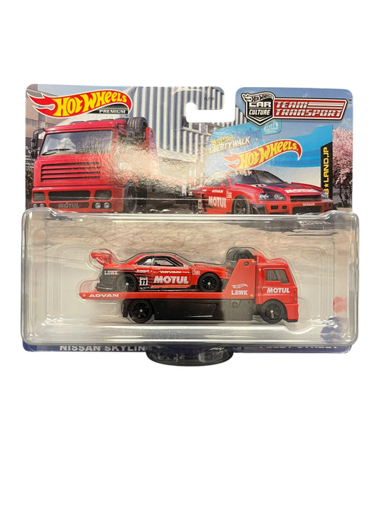 Hot Wheels Team Transport LB-ER34 Super Silhouette Nissan Skyline Fleet Street