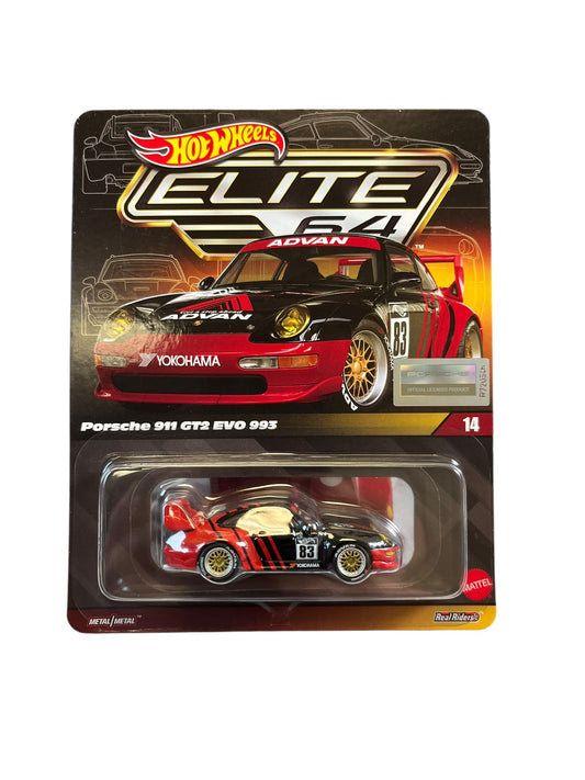 Hot Wheels Mattel Creations RLC Elite 64 Porsche 911 GT2 EVO 993