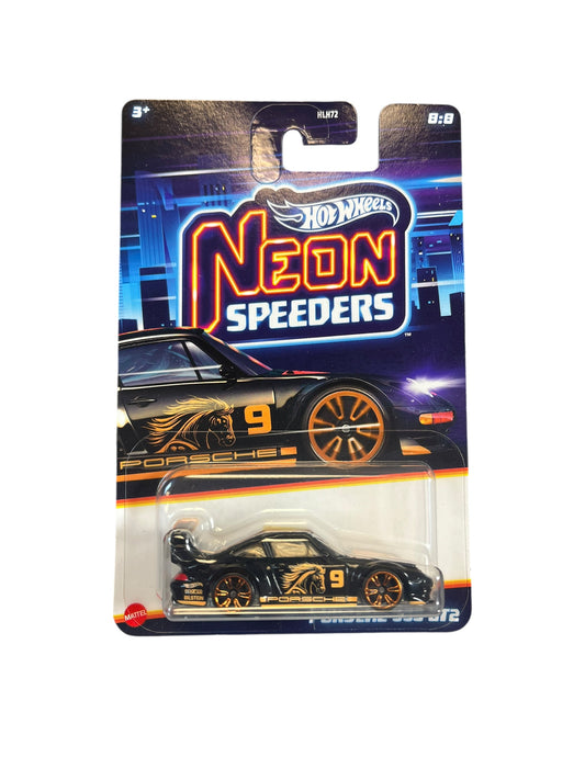 2025 Hot Wheels Neon Speeders Porsche 993 GT2 Horse Latest VHTF
