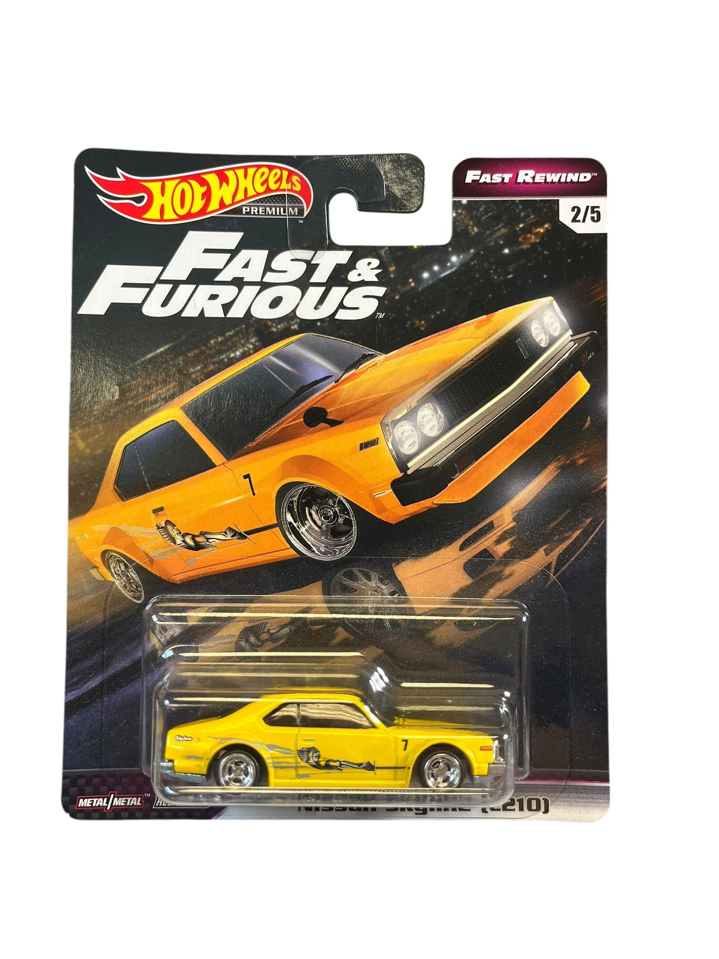 Hot Wheels Premium 2019 Fast & Furious 'Fast Rewind' Set of 5 Cars