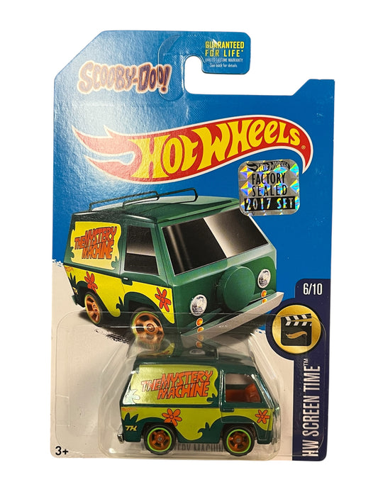 Factory sealed Hot Wheels 2017  Mystery Machine SUPER TREASURE HUNT (CREASED CORNER)