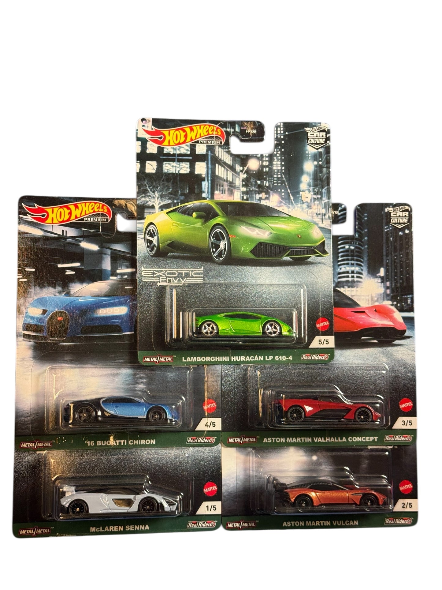 Hot Wheels Premium 2021 Exotic Envy FULL SET 5/5