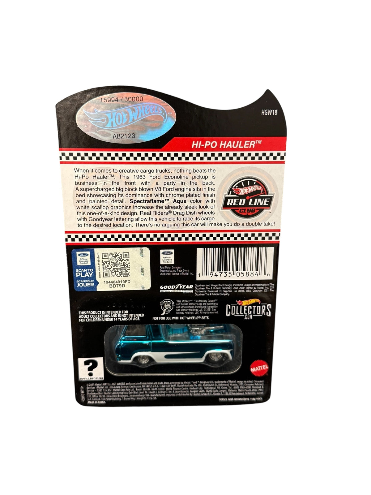 Hot Wheels 2022 RLC HI-PO Hauler (BLUE) – PaqHouse
