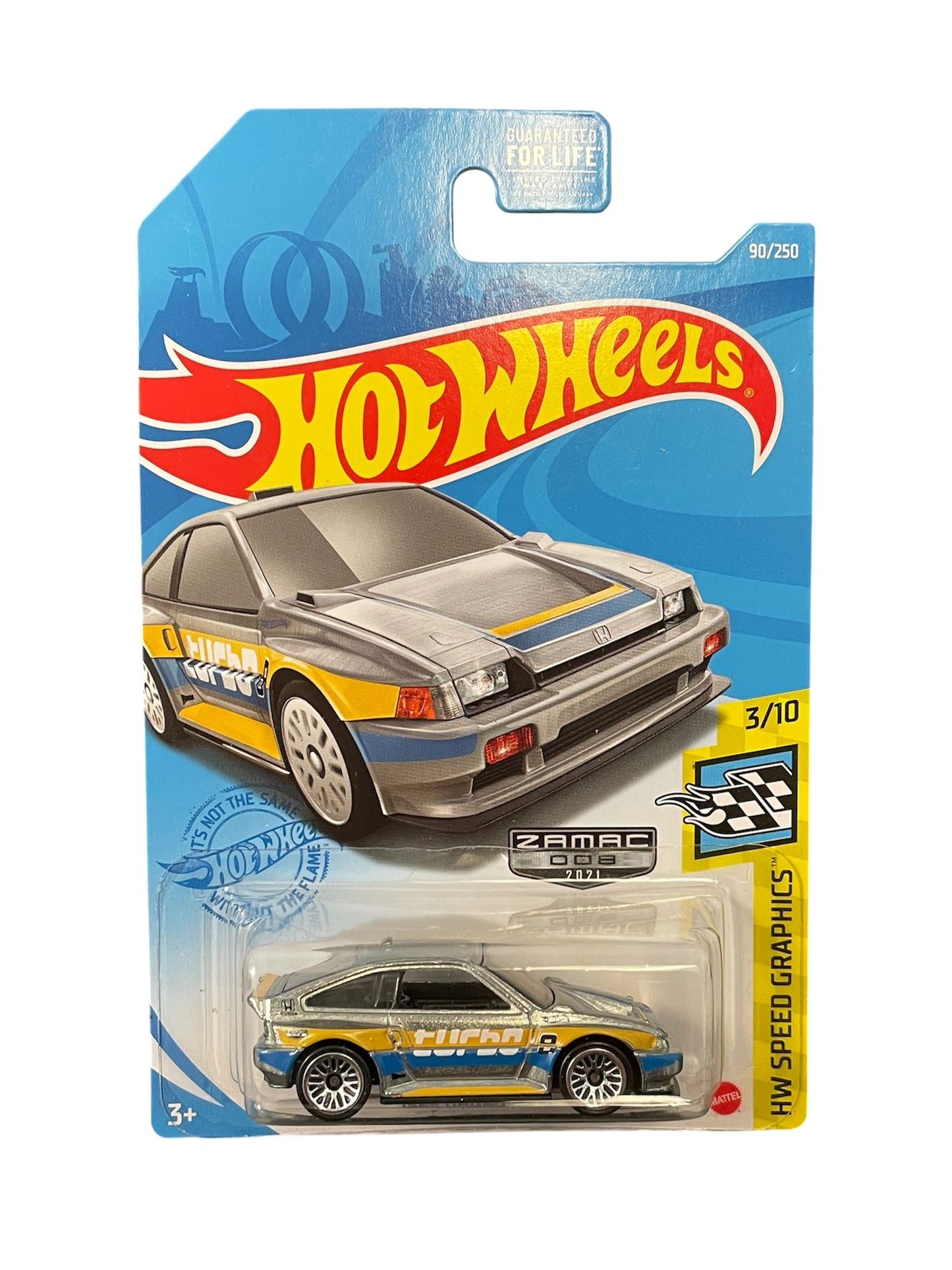 2021 Hot Wheels HW Speed Graphics 3/10 1985 Honda CR-X #90 - Zamac #8