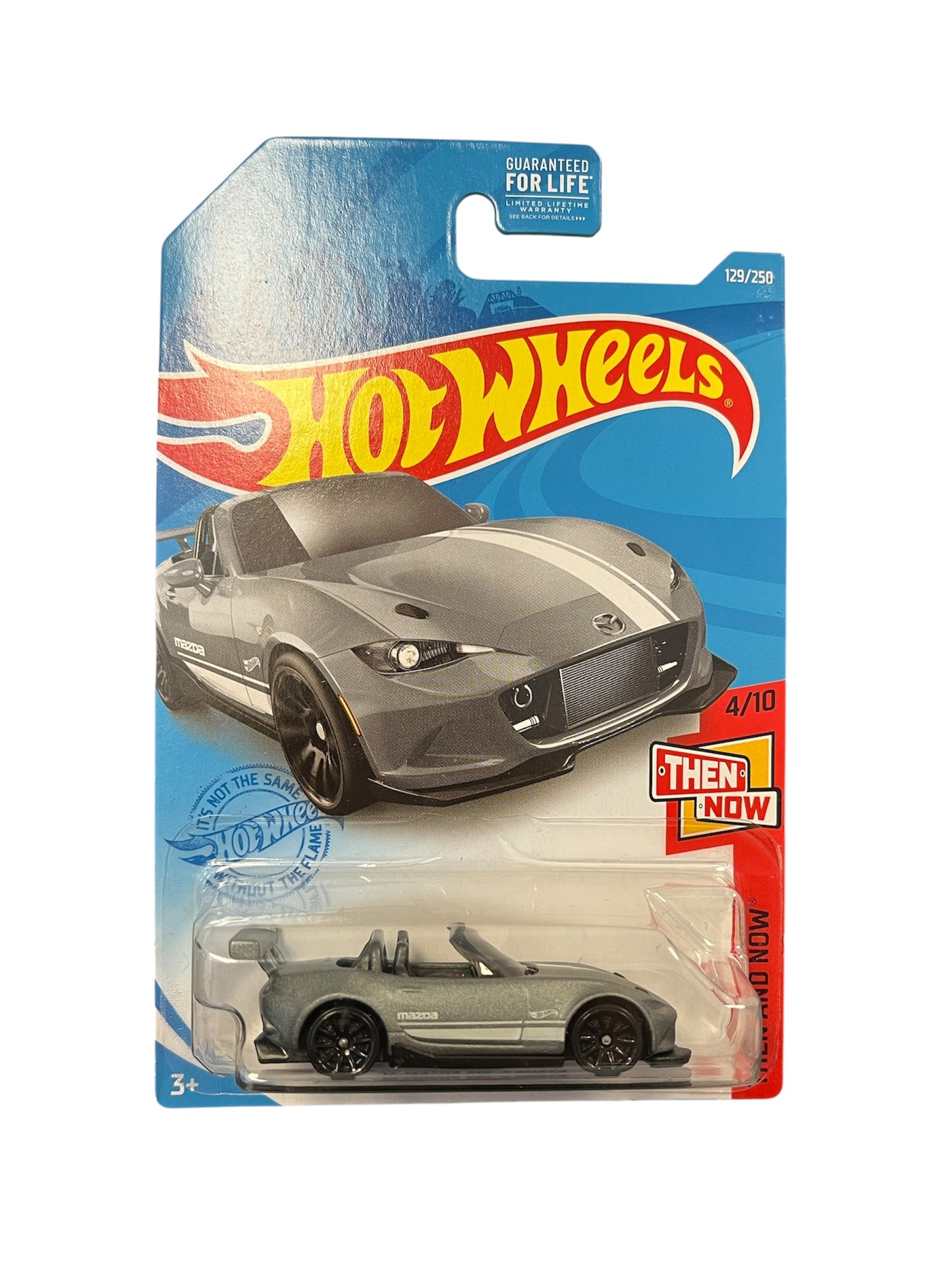 Hot Wheels '15 Mazda MX-5 Miata Gray #129 2021 Then and Now 4/10