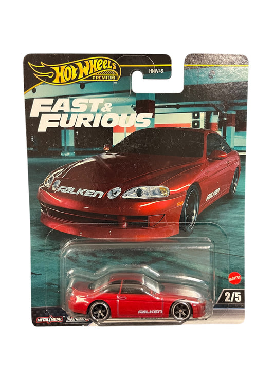 2024 Hot Wheels Premium Fast & Furious Tokyo Drift Red Toyota Soarer Real Rider