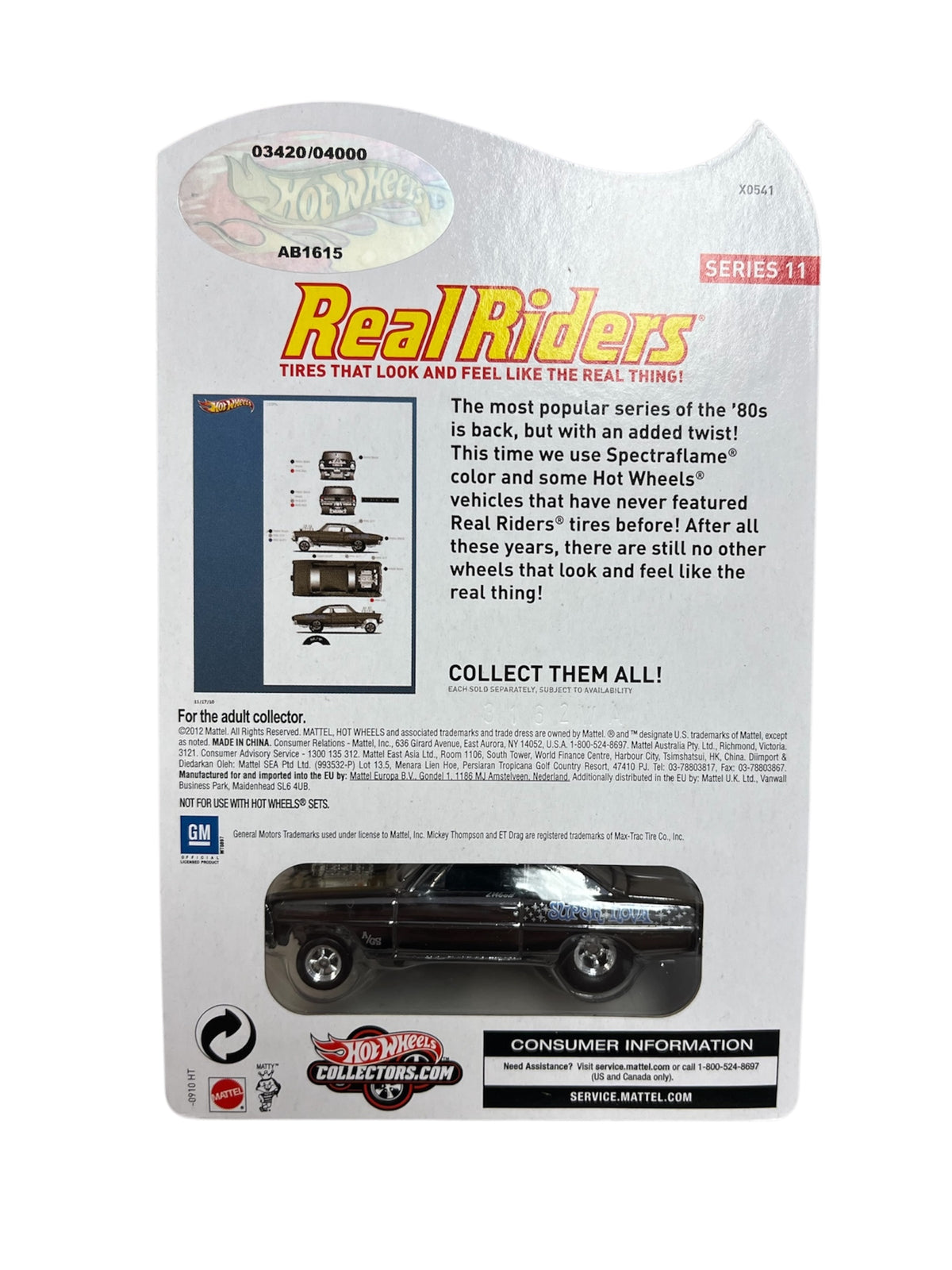 Hot Wheels RLC 2012 Real Riders Series 11 66 Chevy Super Nova – PaqHouse