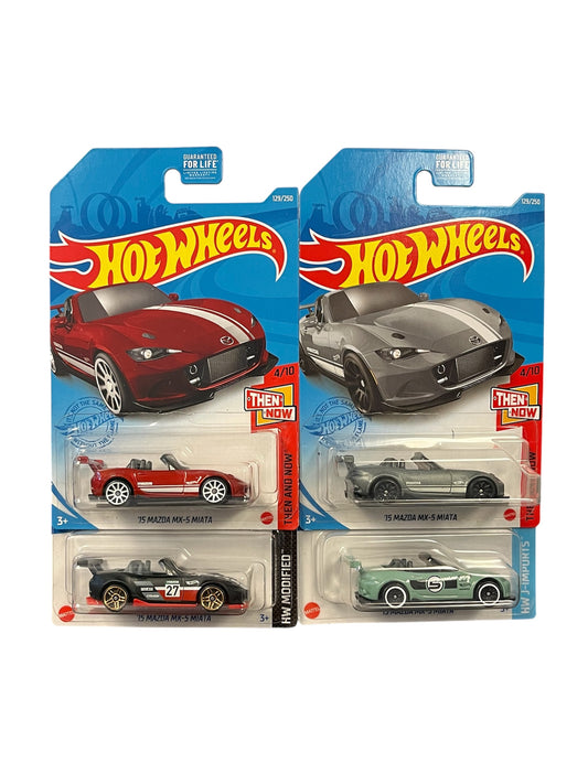 Hot wheels 15 Mazda mx-5 Miata bundle of 4