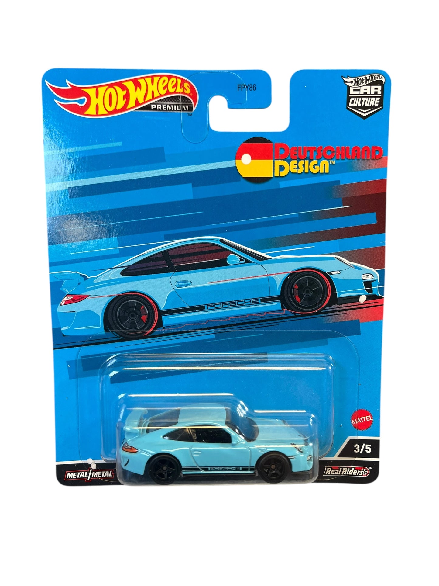 Hot Wheels Car Culture Deutschland Design Porsche 911 GT3 RS Car (HCJ94)