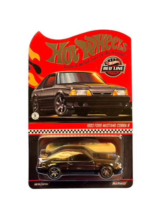 Hot Wheels RLC Red Line Club Membership Car 1993 Ford Mustang Cobra R chrome