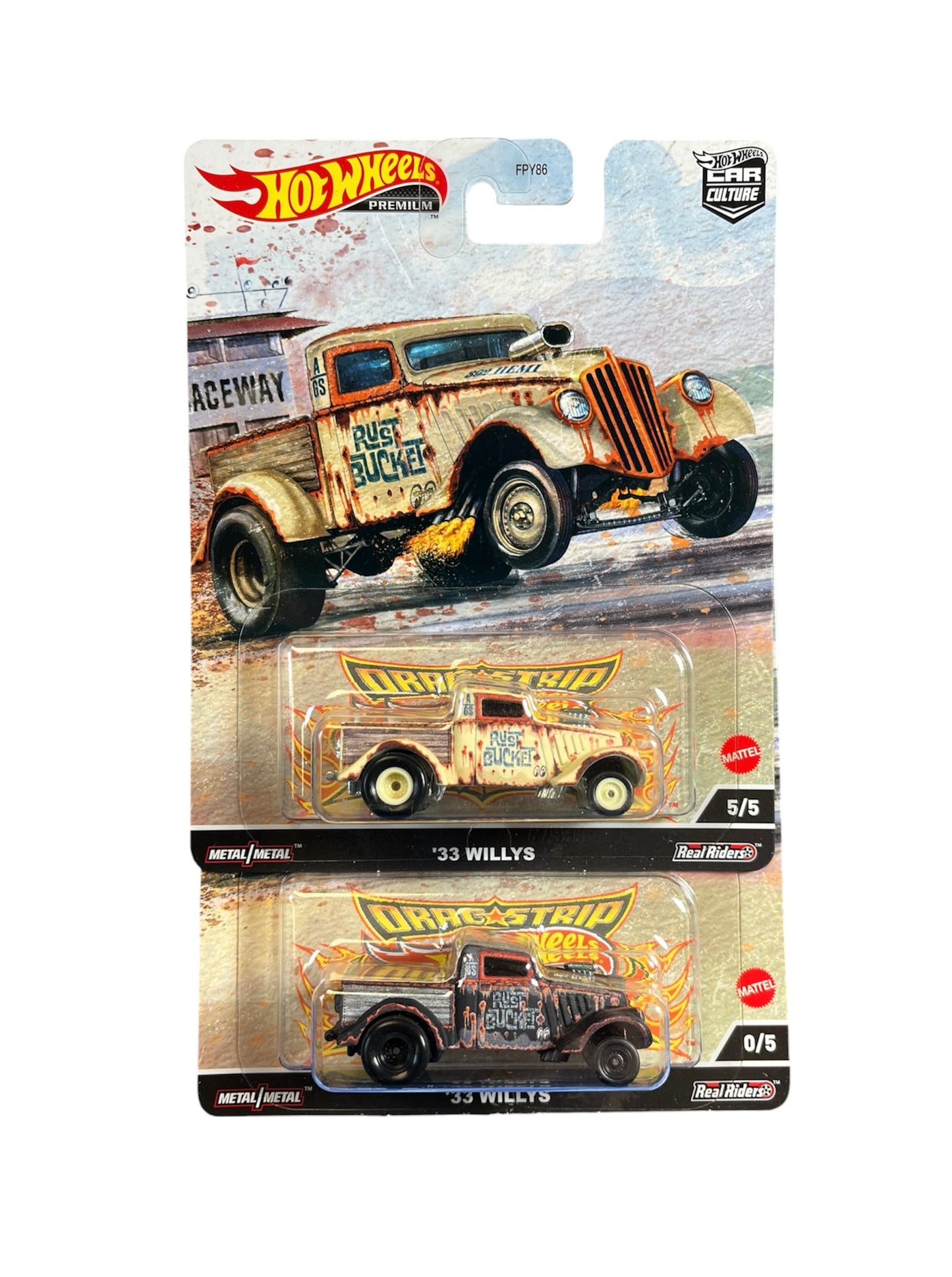 Hot Wheels Premium Car Culture HW Demons ‘33 Willys Pickup Black Chase 0/5 New