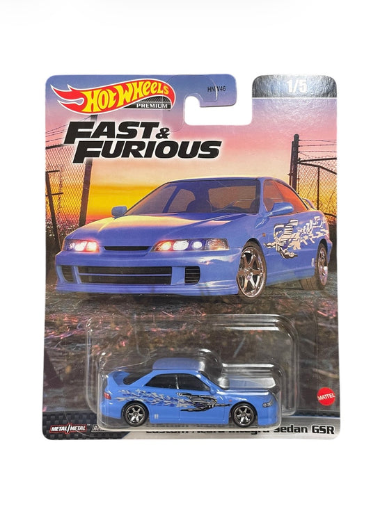Hot Wheels Custom Acura Integra Sedan GSR Premium Fast & Furious 1/5 Real Riders