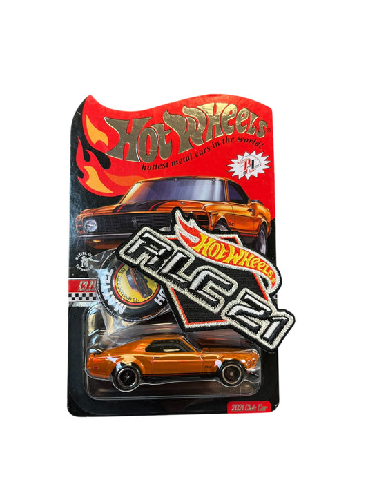 2021 Hot Wheels RLC Club Exclusive ‘70 Ford Mustang Boss 302 w/ Patch and Pin