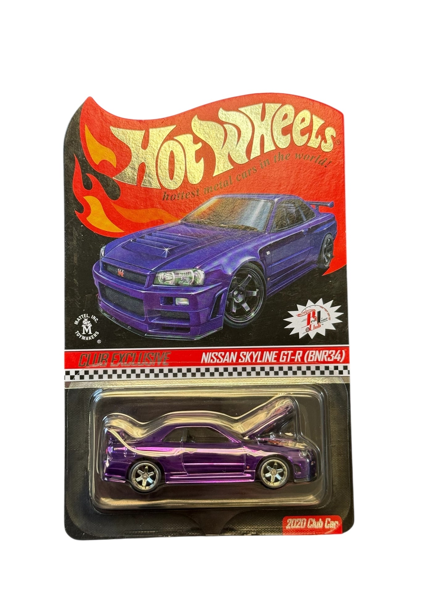 Hot Wheels 2020 RLC Nissan Skyline GT-R (BNR34) (MIDNIGHT PURPLE)
