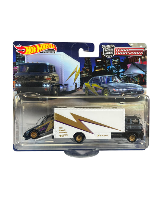 Hot Wheels Team Transport Nissan Silvia S13 Sakura Sprinter #52 2023 Car Culture