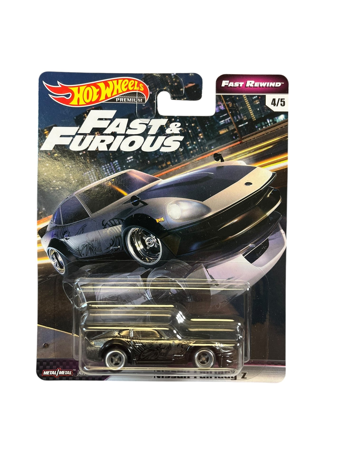 Hot Wheels Premium 2019 Fast & Furious 'Fast Rewind' Set of 5 Cars
