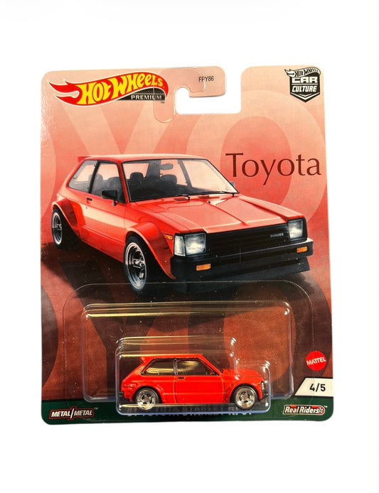 Hot Wheels Car Culture Premium ‘81 Toyota Starlet KP61