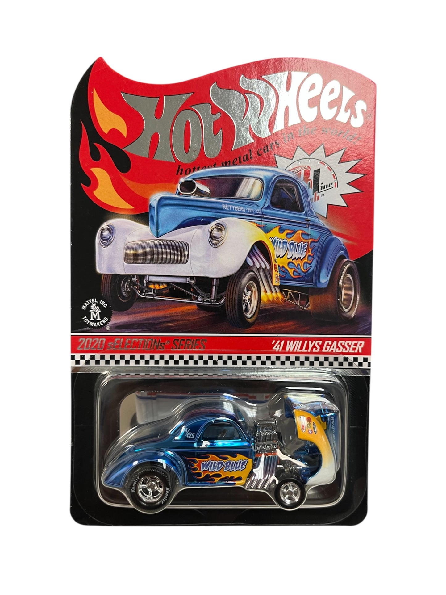 HOT WHEELS 2020 sELECTIONs SERIES '41 WILLYS GASSER WILD BLUE