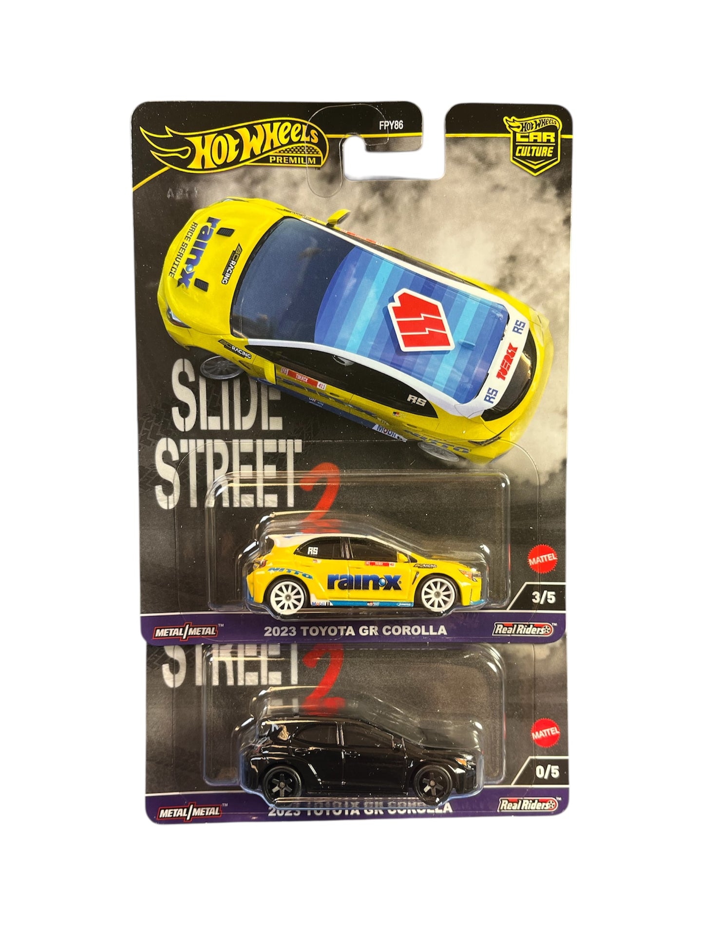 Hot Wheels Premium Slide Street 2023 Toyota GR Corolla Super Chase 0/5