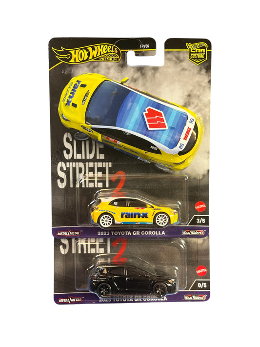Hot Wheels Premium Slide Street 2023 Toyota GR Corolla Super Chase 0/5
