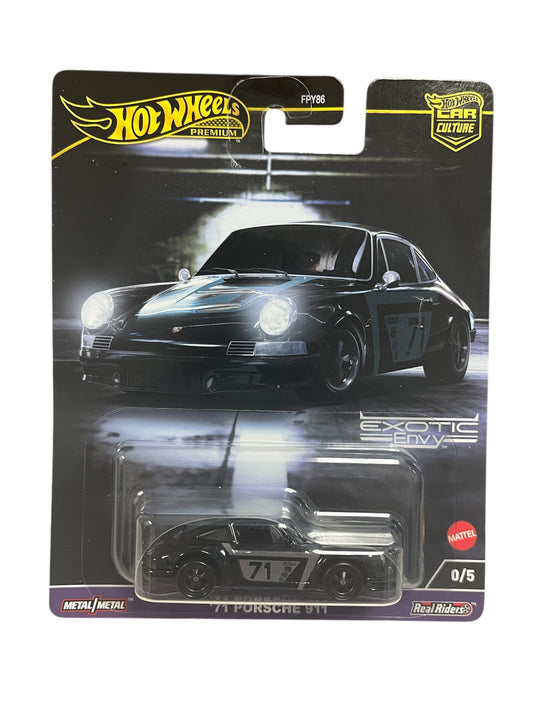 Hot Wheels Premium Car Culture Exotic Envy 71 Porsche 911 CHASE NEW 0/5