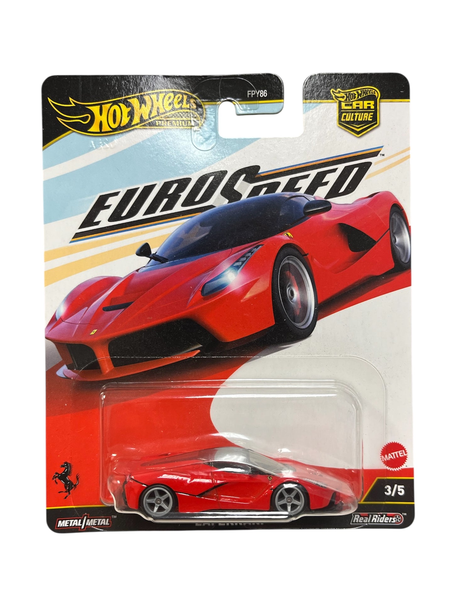 Hot Wheels 2025 Premium Car Culture Euro Speed LaFerrari 3/5