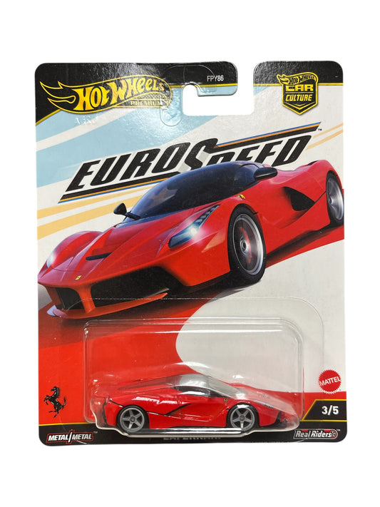 Hot Wheels 2025 Premium Car Culture Euro Speed LaFerrari 3/5